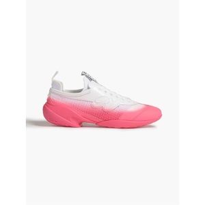 ROGER VIVIER Viv Match embossed dégradé leather and mesh sneakers